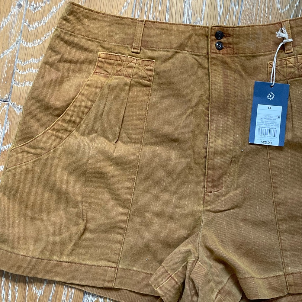 Mustard Cargo Shorts